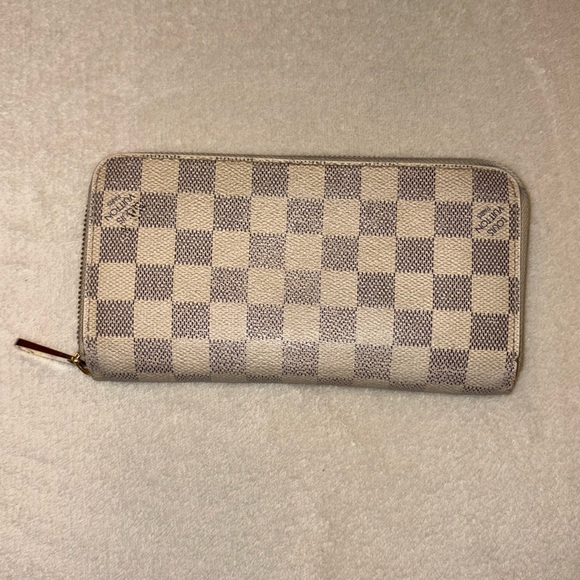 Louis Vuitton Damier Azur Zip Wallet - Picture 1 of 10